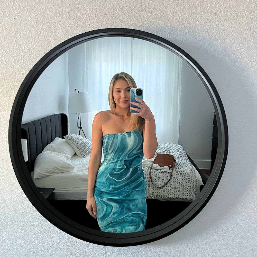 Farai London Blue One Shoulder Bodycon Dress